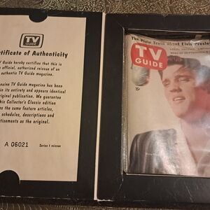Vintage TV Guide with Elvis Presley Cover